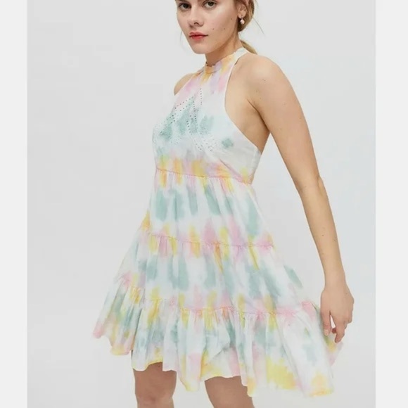 Urban Outfitters Head In The Clouds Halter Mini Dress | - Picture 1 of 11